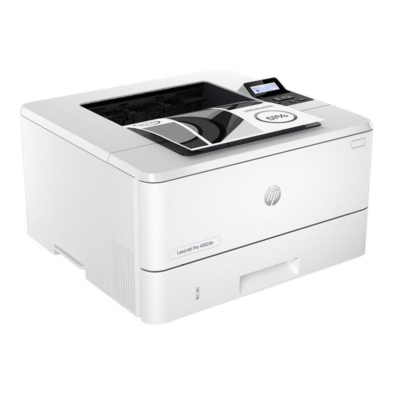 HP LaserJet Pro Impresora 4002dn, Estampado, Impresión a doble cara; Velocidades rápidas de salida de la primera página; Energéticamente eficiente; Tamaño compacto; Sólida seguridad - Imagen 4