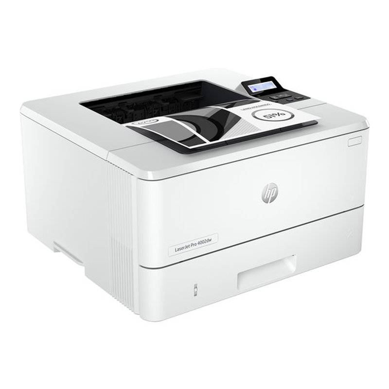 HP LaserJet Pro Impresora 4002dw, Blanco y negro, Impresora para Pequeñas y medianas empresas, Estampado, Impresión a doble cara; Velocidades rápidas de salida de la primera página; Tamaño compacto; Energéticamente eficiente; Sólida seguridad; Wi-Fi de banda dual - Imagen 4
