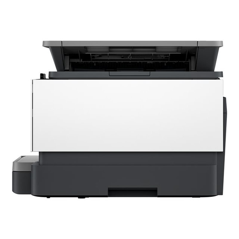 HP OfficeJet Pro Impresora multifunción 9120b, Color, Impresora para Home y Home Office, Imprima, copie, escanee y envíe por fax, Conexión inalámbrica; Impresión a doble cara; Escaneado a doble cara; Escanear a correo electrónico; Escanear a PDF; Fax; Puerto frontal de unidad flash USB; Pantalla táctil; Impresión desde móvil o tablet; Alimentador automático de documentos - Imagen 7