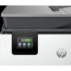 HP OfficeJet Pro Impresora multifunción 9120b, Color, Impresora para Home y Home Office, Imprima, copie, escanee y envíe por fax, Conexión inalámbrica; Impresión a doble cara; Escaneado a doble cara; Escanear a correo electrónico; Escanear a PDF; Fax; Puerto frontal de unidad flash USB; Pantalla táctil; Impresión desde móvil o tablet; Alimentador automático de documentos