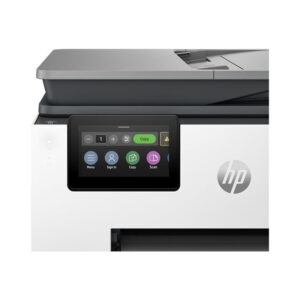HP OfficeJet Pro Impresora multifunción 9130b, Color, Impresora para Pequeñas y medianas empresas, Imprima, copie, escanee y envíe por fax, Conexión inalámbrica; Impresión desde móvil o tablet; Alimentador automático de documentos; Impresión a doble cara; Escaneado a doble cara; Escanear a correo electrónico; Escanear a PDF; Fax; Puerto frontal de unidad flash USB; Pantalla táctil