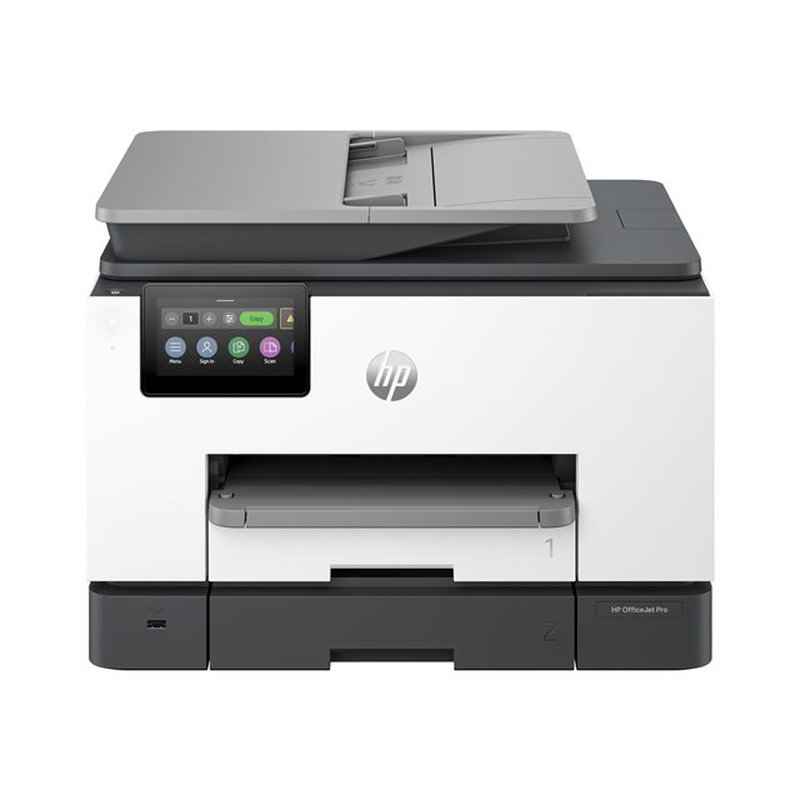 HP OfficeJet Pro Impresora multifunción 9130b, Color, Impresora para Pequeñas y medianas empresas, Imprima, copie, escanee y envíe por fax, Conexión inalámbrica; Impresión desde móvil o tablet; Alimentador automático de documentos; Impresión a doble cara; Escaneado a doble cara; Escanear a correo electrónico; Escanear a PDF; Fax; Puerto frontal de unidad flash USB; Pantalla táctil HP OfficeJet Pro Impresora multifunción 9130b, Color, Impresora para Pequeñas y medianas empresas, Imprima, copie, escanee y envíe por fax, Conexión inalámbrica; Impresión desde móvil o tablet; Alimentador automático de documentos; Impresión a doble cara; Escaneado a doble cara; Escanear a correo electrónico; Escanear a PDF; Fax; Puerto frontal de unidad flash USB; Pantalla táctil - Imagen 2