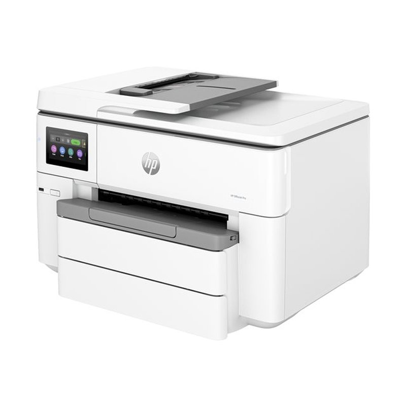 HP OfficeJet Pro Impresora multifunción HP 9730e de formato ancho, Color, Impresora para Oficina pequeña, Impresión, copia, escáner, HP+; Compatible con el servicio HP Instant Ink; Conexión inalámbrica; Impresión a doble cara; Impresión desde móvil o tablet; Alimentador automático de documentos; Puerto frontal de unidad flash USB; Escanear a correo electrónico; Escanear a PDF; Pantalla táctil; Modo silencioso