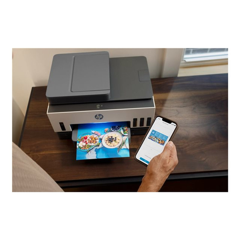 HP Smart Tank Impresora multifunción 7605, Color, Impresora para Home y Home Office, Impresión, copia, escaneado, fax, AAD y conexión inalámbrica, AAD de 35 hojas; Escanear a PDF; Impresión a doble cara - Imagen 6