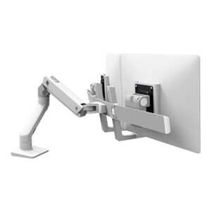 Alternative view of HX Desk Dual Monitor Arm White