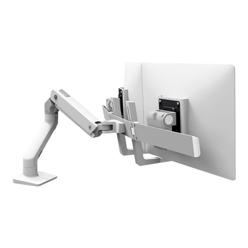 HX Desk Dual Monitor Arm White HX Desk Dual Monitor Arm White - Imagen 2