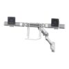 HX Wall Dual Monitor Arm White