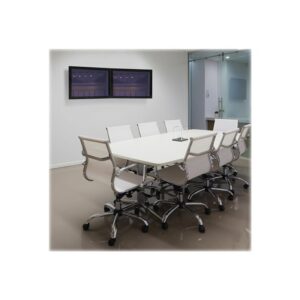 HX Wall Dual Monitor Arm White