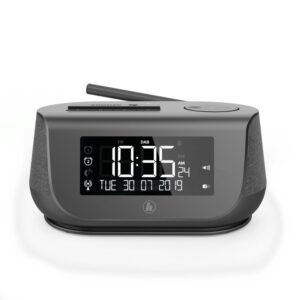 Hama DR36SBT Reloj Digital Negro