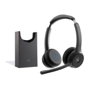 Headset722 WlessDual+StandCrbnBlack USBA
