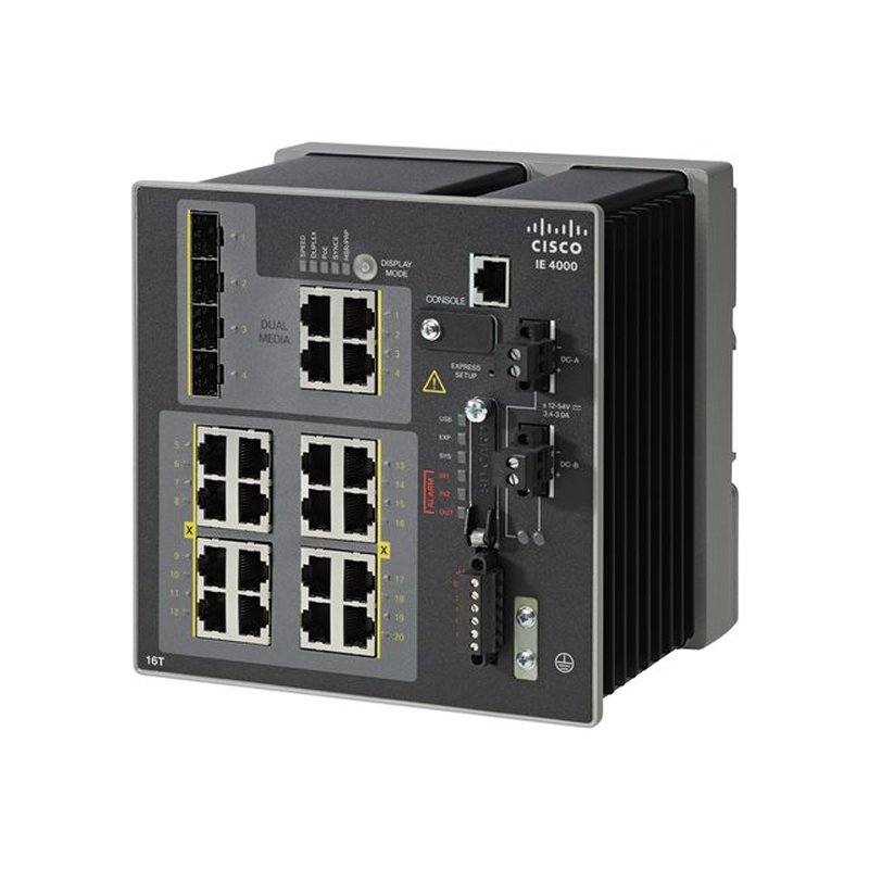 IE 4000 16 x RJ45 10/100M 4x1G Combo LAN