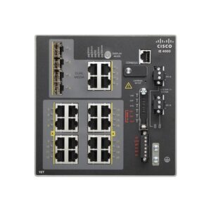 Alternative view of IE 4000 16 x RJ45 10/100M 4x1G Combo LAN