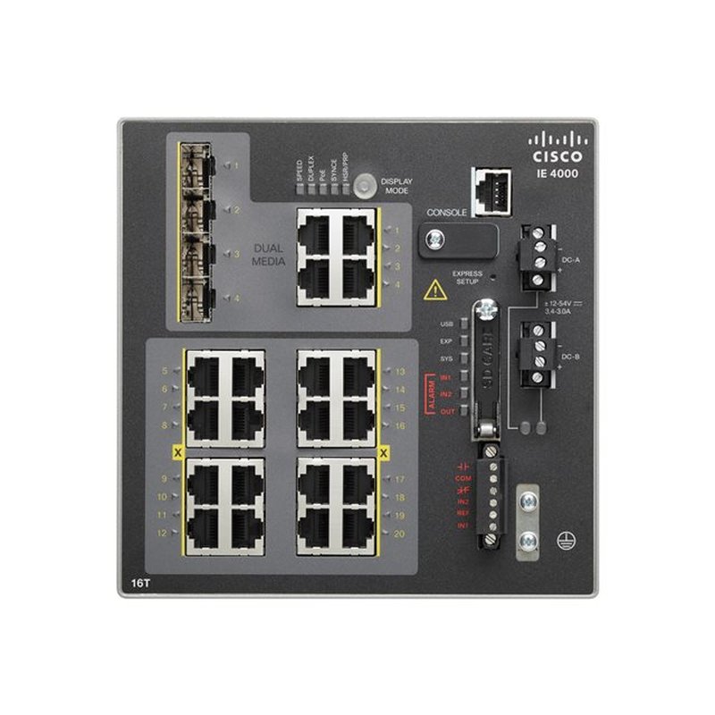 IE 4000 16 x RJ45 10/100M 4x1G Combo LAN - Imagen 2