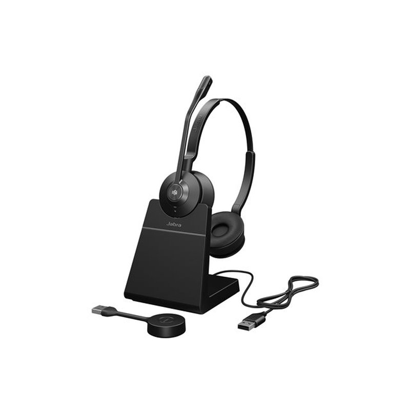 Jabra Engage 55 SE Auriculares Inalámbrico Diadema Oficina/Centro de llamadas Negro - Imagen 2