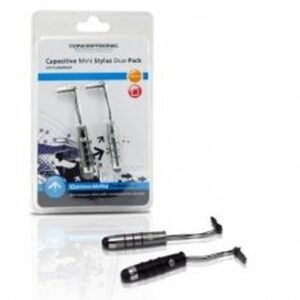 Conceptronic CSTYLUSMINI2P lápiz digital 11 g Negro, Plata