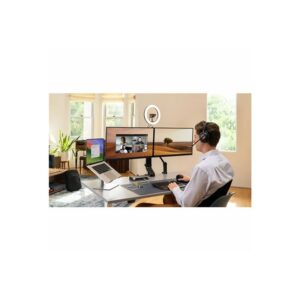 Kensington Brazo SmartFit® de ahorro de espacio para dos monitores