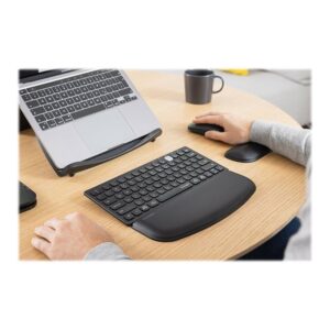 Kensington Reposamuñecas ErgoSoft™ para teclados finos y compactos Kensington Reposamuñecas ErgoSoft™ para teclados finos y compactos