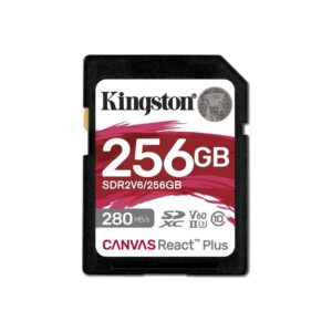 Kingston Technology Canvas React Plus 256 GB SDXC UHS-II Clase 10