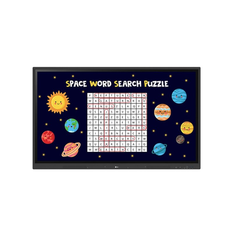 LG 86TR3DK pizarra blanca interactiva 2,18 m (86") 3840 x 2160 Pixeles Pantalla táctil Negro