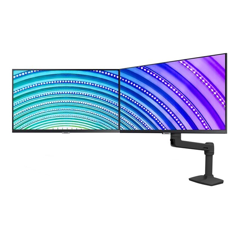 LX Desk Dual Direct Arm Black LX Desk Dual Direct Arm Black - Imagen 2