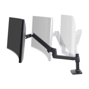 LX Desk Mount LCD Arm Matte Black
