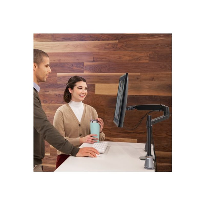 LX Desk Mount LCD Monitor Arm Tall Pole - Imagen 5