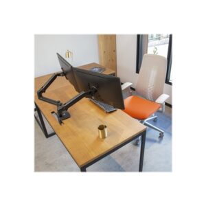 LX Dual Side-by-Side Arm Matte Black