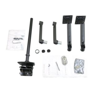 LX Dual Stacking Arm Tall Pole Black