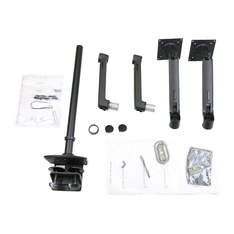 LX Dual Stacking Arm Tall Pole Black LX Dual Stacking Arm Tall Pole Black