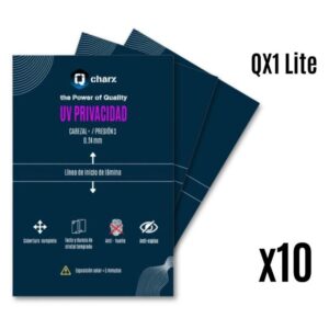 Laminas Fijacion Qcharx Ultravioleta Hd Privacidad