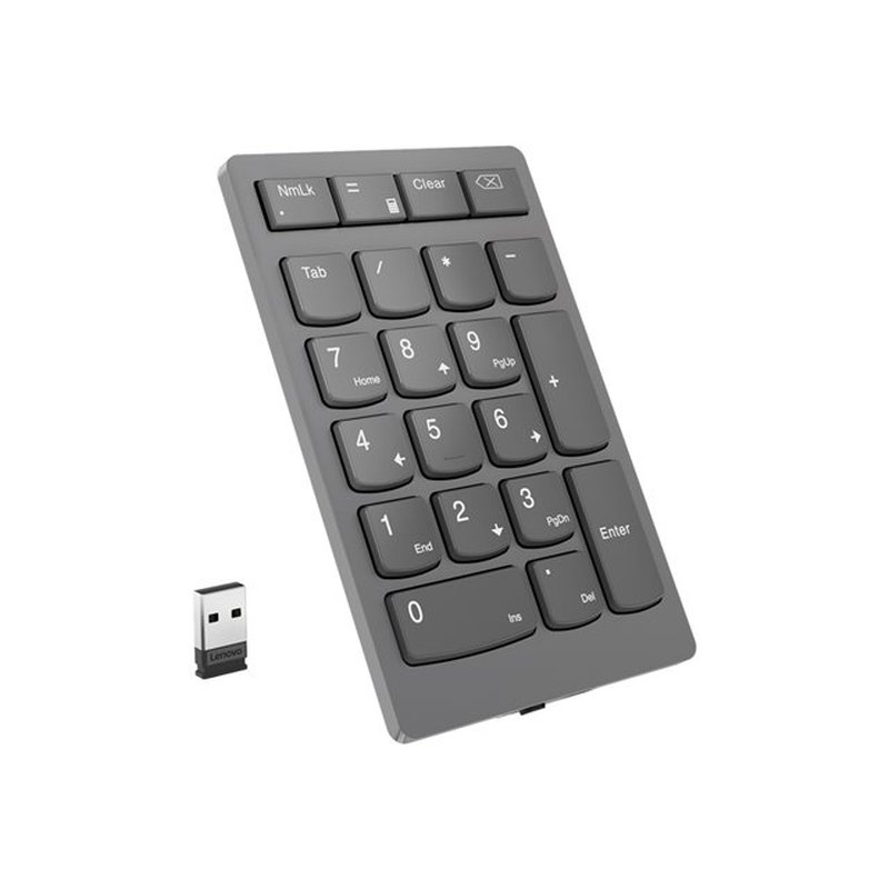 Lenovo 4Y41C33791 teclado numérico Universal RF inalámbrico Gris Lenovo 4Y41C33791 teclado numérico Universal RF inalámbrico Gris - Imagen 4
