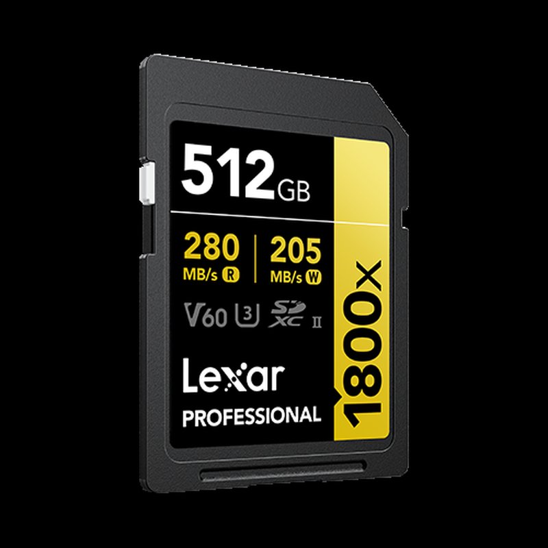 Lexar Professional 1800x 512 GB SDXC UHS-II Clase 10 - Imagen 2