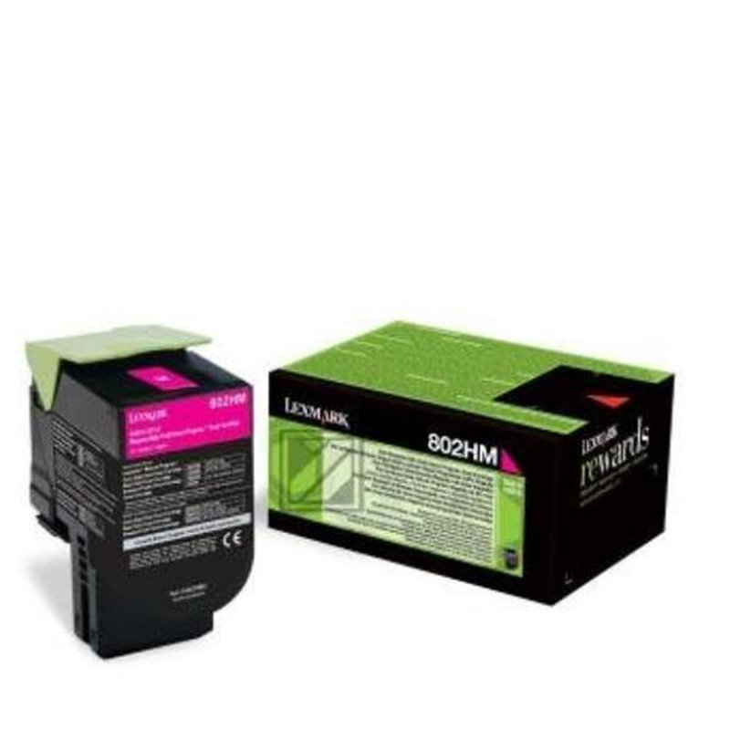 Lexmark 80C2HME cartucho de tóner 1 pieza(s) Original Magenta