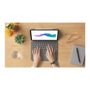 Logitech Combo Touch Gris Smart Connector QWERTY Español Logitech Combo Touch Gris Smart Connector QWERTY Español