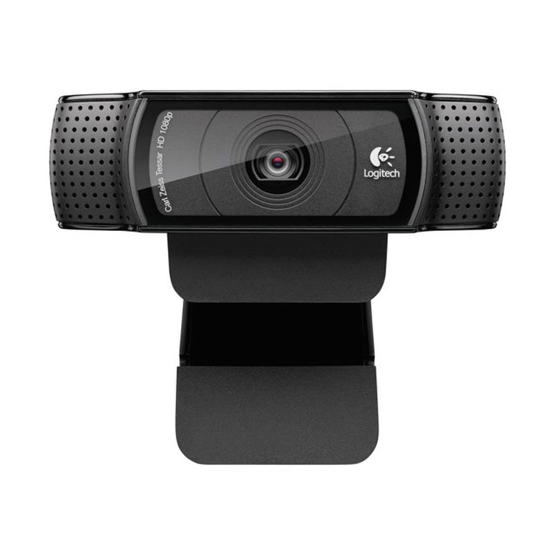 Logitech Hd Pro C920 cámara web 3 MP 1920 x 1080 Pixeles USB 2.0 Negro