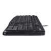 Logitech K120 Corded Keyboard teclado USB QWERTY Español Negro