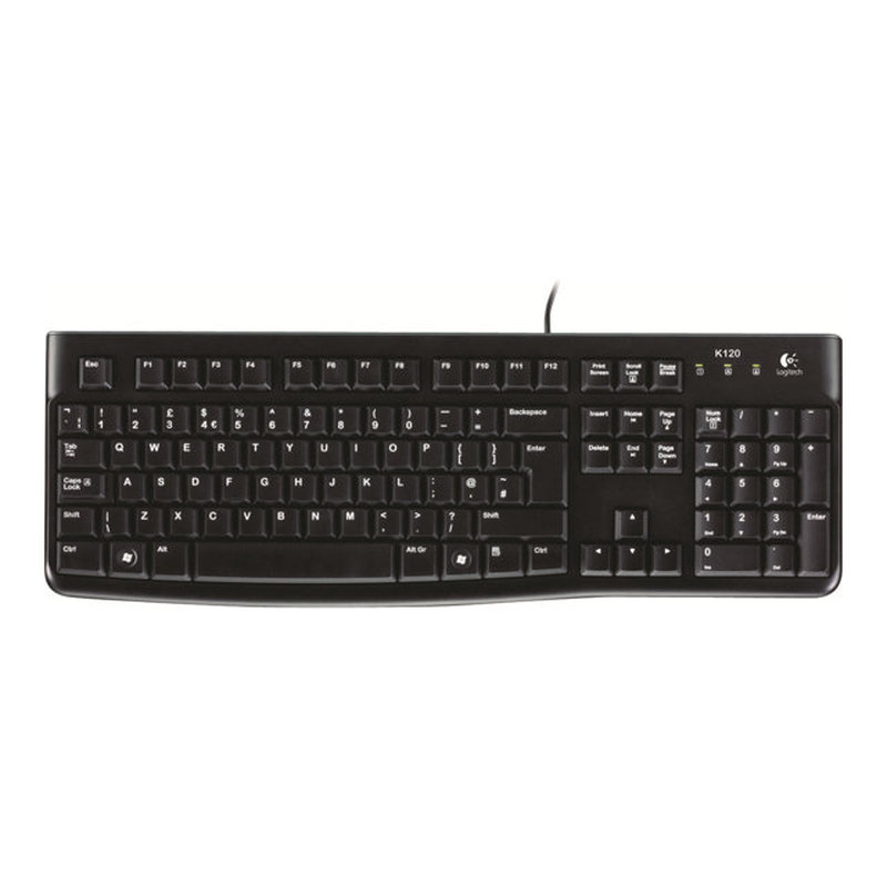 Logitech Keyboard K120 for Business teclado USB QWERTY Español Negro Logitech Keyboard K120 for Business teclado USB QWERTY Español Negro - Imagen 2