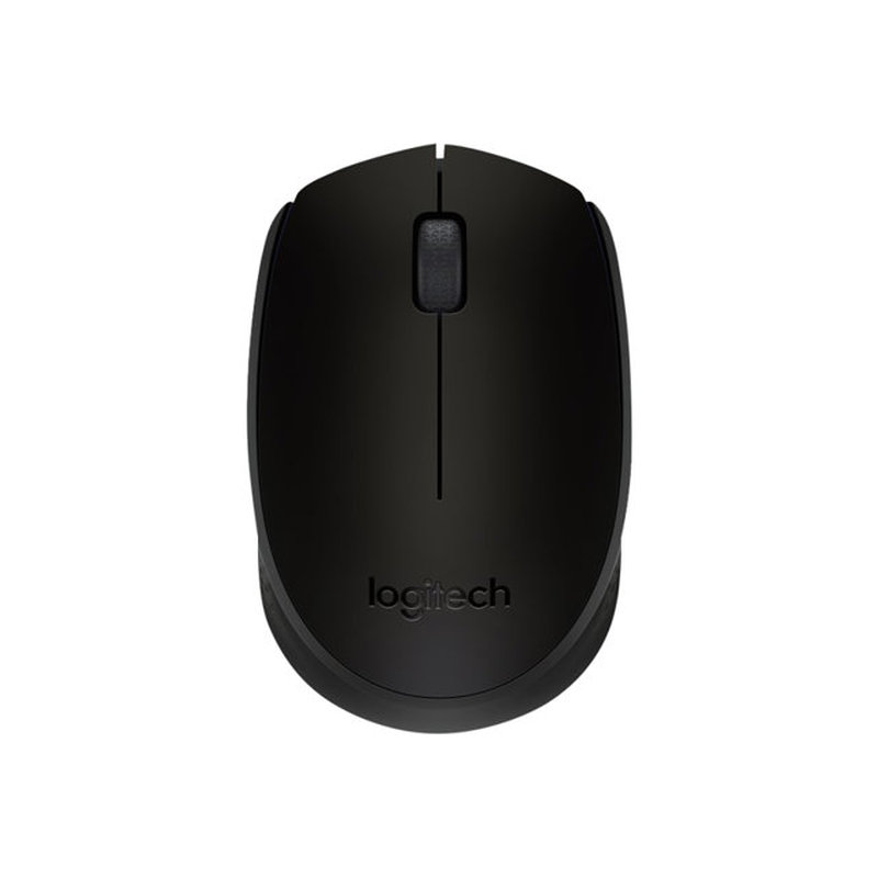 Logitech M171 Black-K ratón Ambidextro RF inalámbrico Óptico 1000 DPI