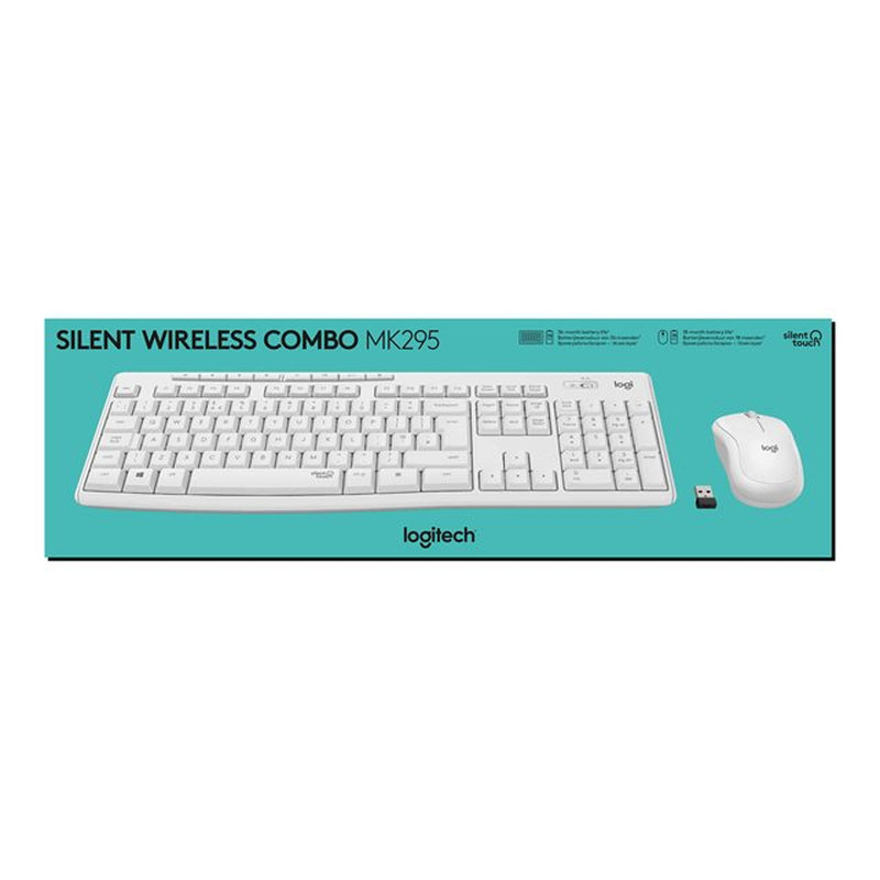Logitech MK295 Silent Wireless Combo teclado Ratón incluido USB QWERTY Español Blanco Logitech MK295 Silent Wireless Combo teclado Ratón incluido USB QWERTY Español Blanco - Imagen 3