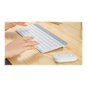 Logitech MK470 teclado Ratón incluido RF inalámbrico QWERTY Italiano Blanco Logitech MK470 teclado Ratón incluido RF inalámbrico QWERTY Italiano Blanco