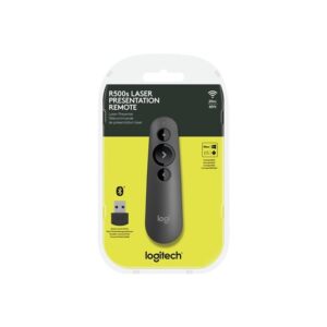 Logitech R500 apuntador inalámbricos Bluetooth/RF Grafito