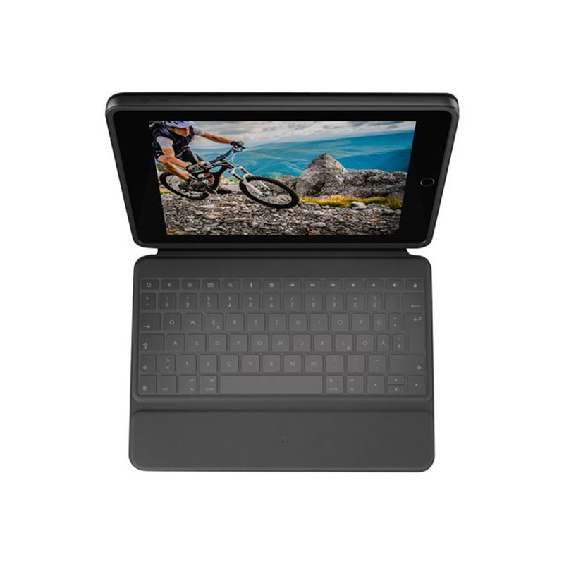 Logitech Rugged Folio Grafito USB Tipo C QWERTY Español