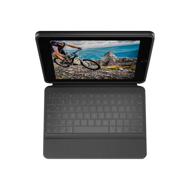 Logitech Rugged Folio Grafito USB Tipo C QWERTY Español Logitech Rugged Folio Grafito USB Tipo C QWERTY Español - Imagen 4