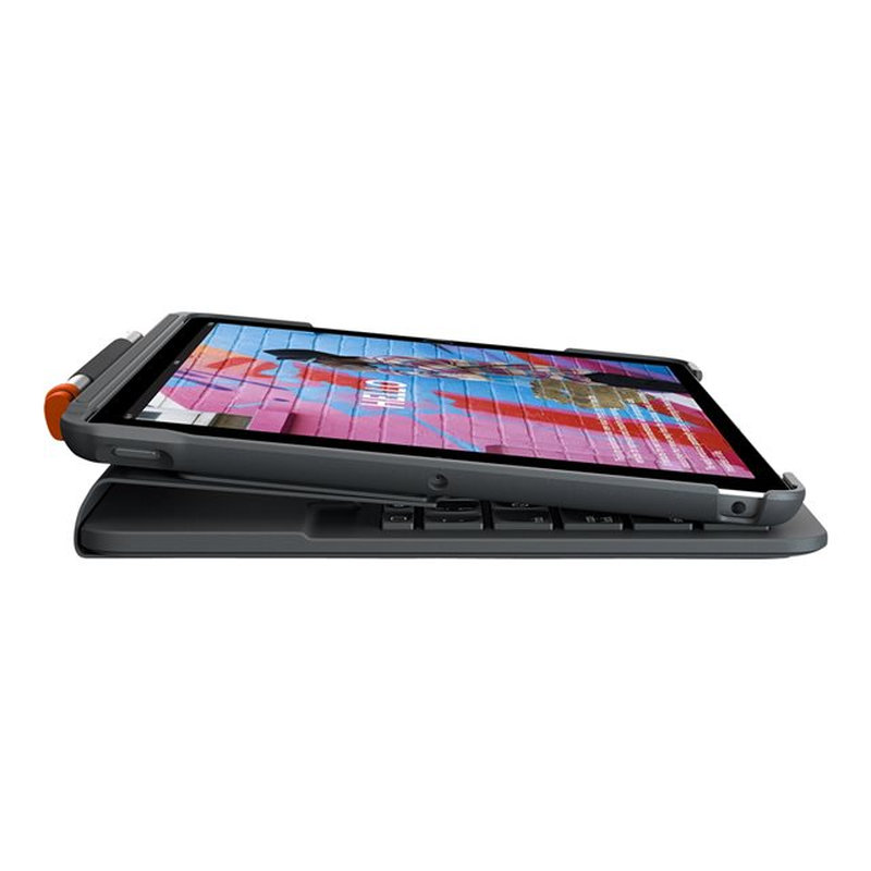 Logitech Slim Folio Grafito Bluetooth QWERTY Español Logitech Slim Folio Grafito Bluetooth QWERTY Español - Imagen 5