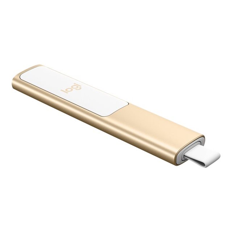 Logitech Spotlight Presentation Remote apuntador inalámbricos Bluetooth/RF Oro - Imagen 3