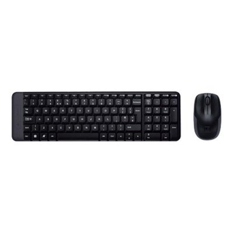 Logitech Wireless Combo MK220 teclado Ratón incluido USB Español Negro