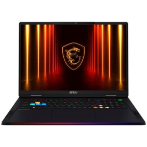 MSI Raider A2XWIG-252ES Intel Core Ultra 9 285HX Portátil 45,7 cm (18") UHD+ 32 GB DDR5-SDRAM 1 TB SSD NVIDIA GeForce RTX 5080 Wi-Fi 7 (802.11be) Windows 11 Home Negro MSI Raider A2XWIG-252ES Intel Core Ultra 9 285HX Portátil 45,7 cm (18") UHD+ 32 GB DDR5-SDRAM 1 TB SSD NVIDIA GeForce RTX 5080 Wi-Fi 7 (802.11be) Windows 11 Home Negro