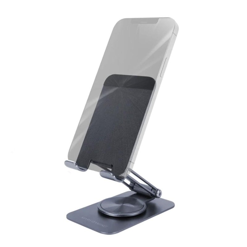 Mars Gaming MA-RSS, Soporte Plegable para Smartphone, Rotación Dinámica 360º + Ajuste en Altura y Ángulo 180º, Soporte Teléfono Móvil Portátil de Aluminio, Antideslizante, Gris Oscuro Mars Gaming MA-RSS, Soporte Plegable para Smartphone, Rotación Dinámica 360º + Ajuste en Altura y Ángulo 180º, Soporte Teléfono Móvil Portátil de Aluminio, Antideslizante, Gris Oscuro