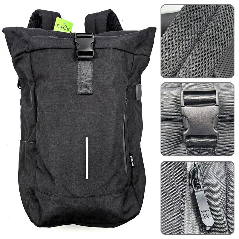 Ewent EW2536 maletines para portátil 43,9 cm (17.3") Mochila Negro Ewent EW2536 maletines para portátil 43,9 cm (17.3") Mochila Negro