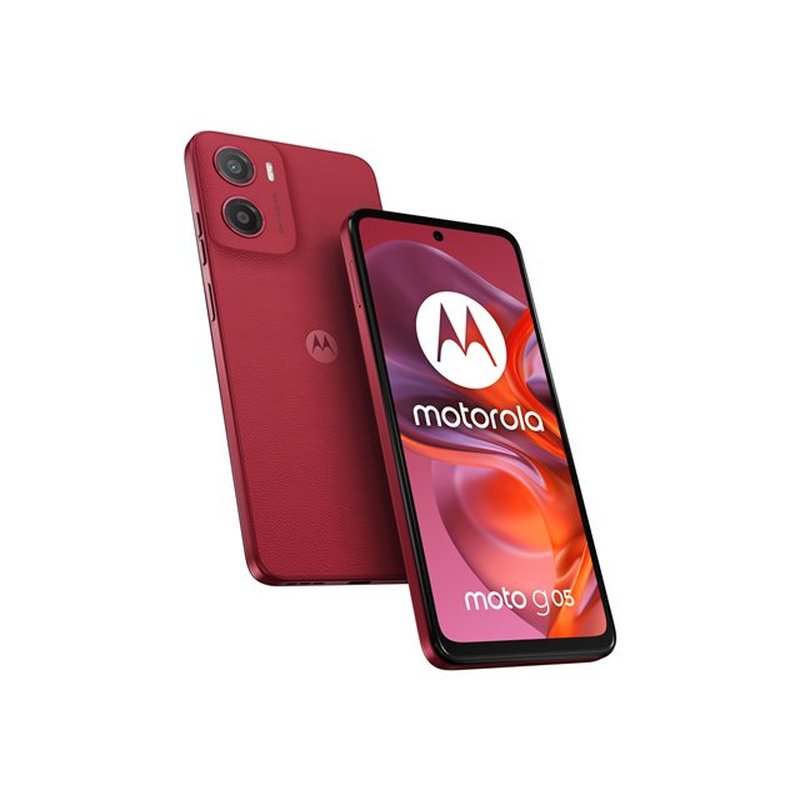Motorola moto g05 16,9 cm (6.67") SIM doble Android 15 4G USB Tipo C 4 GB 256 GB 5200 mAh Rojo